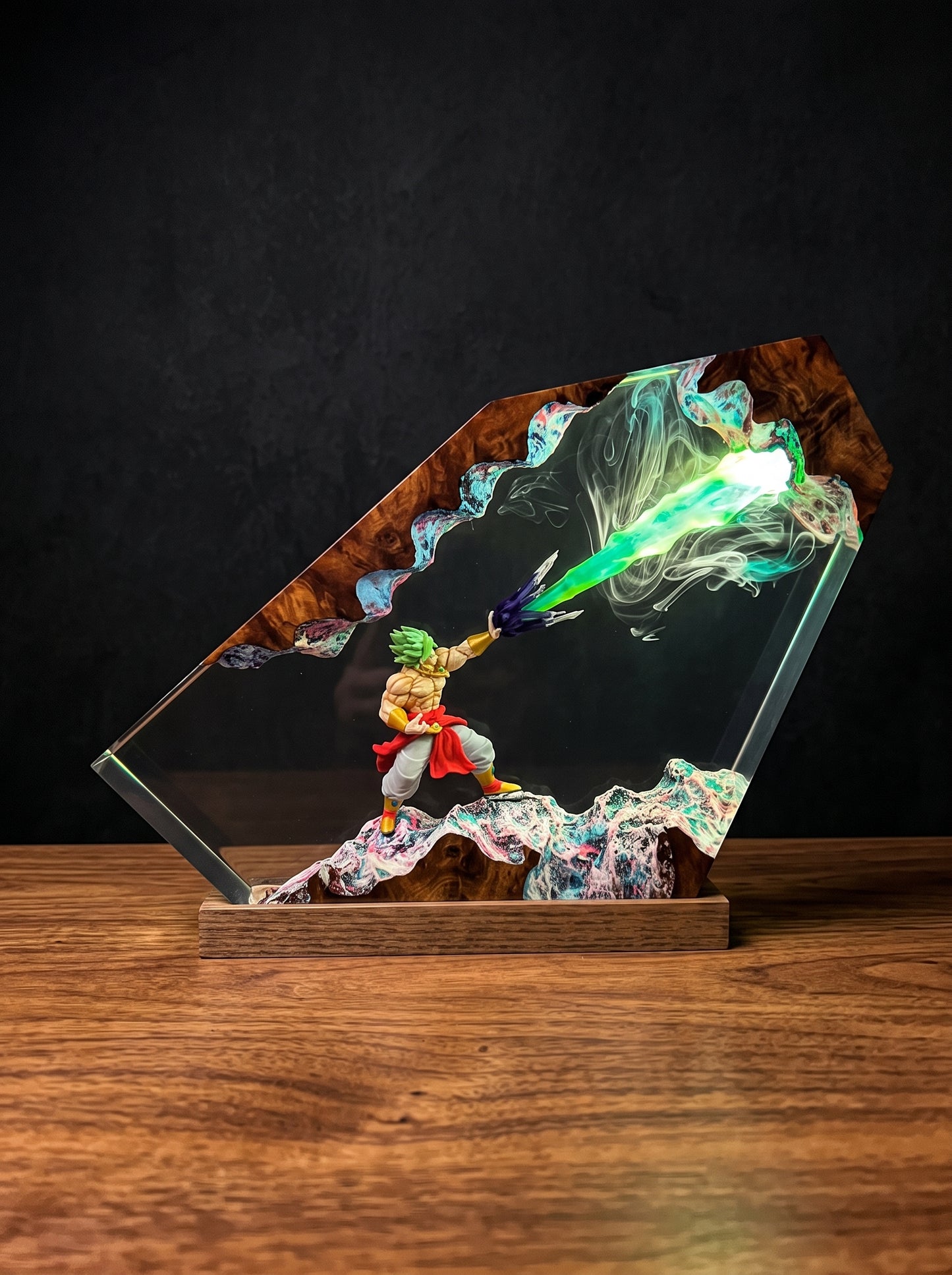 Saiyan Warrior Resin Lamp