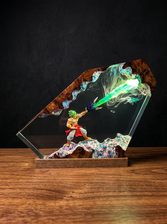 Saiyan Warrior Resin Lamp